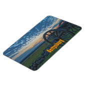 Magnet Flexible Aimant Premium Gettysburg Cannon II (Côté Gauche)