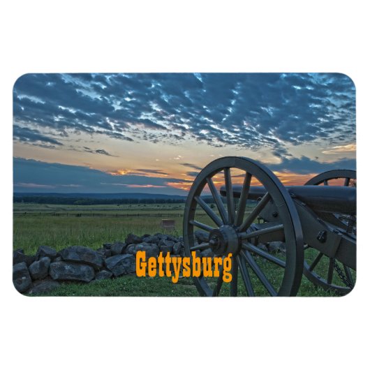 Magnet Flexible Aimant Premium Gettysburg Cannon II (Horizontal)
