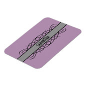 Magnet Flexible Aimant Premium Gris Déco Flourissant (Côté Gauche)