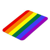 Magnet Flexible Aimant Premium pour drapeau arc-en-ciel (Côté Gauche)