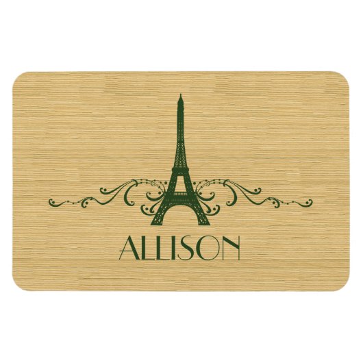 Magnet Flexible Aimant Premium Vert Français (Horizontal)