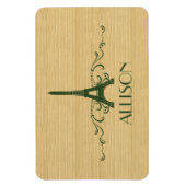 Magnet Flexible Aimant Premium Vert Français (Vertical)