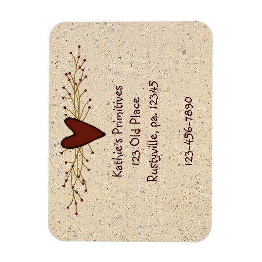 Magnet Flexible Aimant Primitive Heart Premium (Vertical)