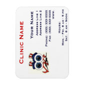 Magnet Flexible Aimant Promotionnel Clinique - Horizontal/Joyeux Y (Vertical)