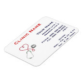 Magnet Flexible Aimant promotionnel de la clinique - Horizonttl/Co (Côté Gauche)