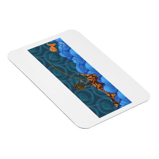 Magnet Flexible Aimant Rectangle de pêche de chat (Côté Droit)