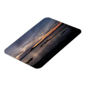 Magnet Flexible Aimant rectangulaire au coucher du soleil du lac M (Côté Gauche)