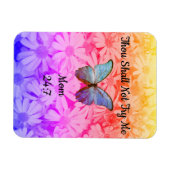 Magnet Flexible Aimant Réfrigérateur Tu Ne Me Tenteras Pas (Horizontal)