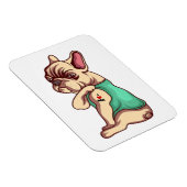 Magnet Flexible Aimant Réfrigérateur Visage pour Chien-taule Franç (Côté Droit)