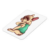 Magnet Flexible Aimant Réfrigérateur Visage pour Chien-taule Franç (Côté Gauche)