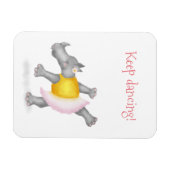 Magnet Flexible Aimant rhinocéros mignon (Horizontal)