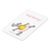 Magnet Flexible Aimant rhinocéros mignon (Côté Gauche)