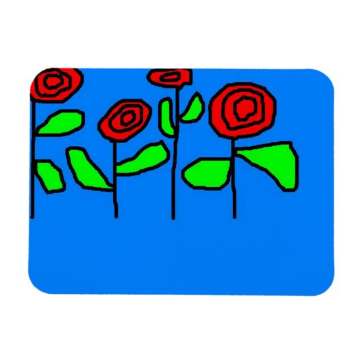 Magnet Flexible aimant rose (Horizontal)