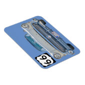 Magnet Flexible Aimant Route 66 (Côté Droit)