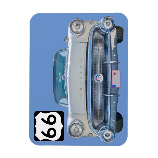 Magnet Flexible Aimant Route 66 (Vertical)