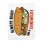 Magnet Flexible Aimant sandwich (Vertical)