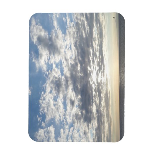 Magnet Flexible Aimant Sea & Sky & Clouds 3"x4" (Vertical)
