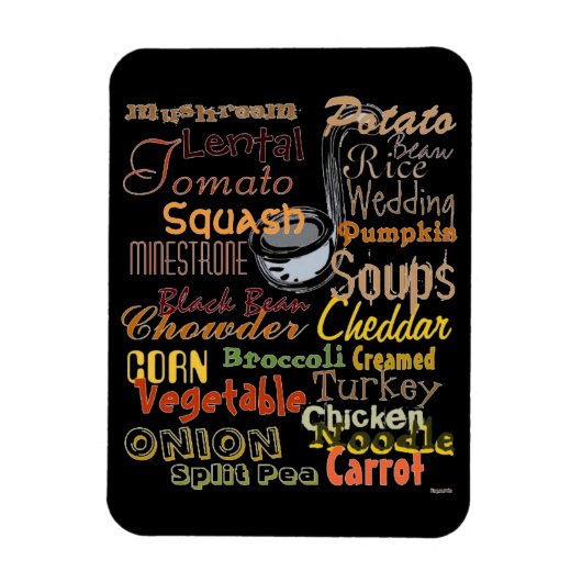 Magnet Flexible Aimant Soupes (Vertical)