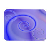 Magnet Flexible Aimant souple à torsion bleue (Horizontal)