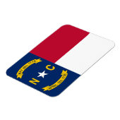 Magnet Flexible Aimant souple patriotique avec drapeau de Caroline (Côté Gauche)