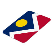Magnet Flexible Aimant souple patriotique avec drapeau de Denver C (Côté Gauche)