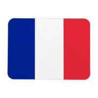 Aimant souple patriotique avec drapeau de la Franc