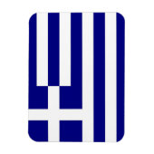 Magnet Flexible Aimant souple patriotique avec drapeau de la Grèce (Vertical)