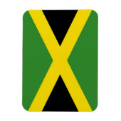 Magnet Flexible Aimant souple patriotique avec drapeau de la Jamaï (Vertical)