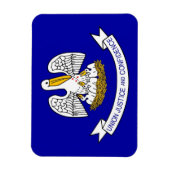 Magnet Flexible Aimant souple patriotique avec drapeau de la Louis (Vertical)