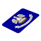 Magnet Flexible Aimant souple patriotique avec drapeau de la Louis (Côté Gauche)