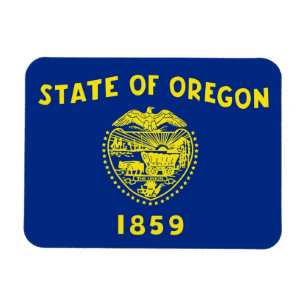 Magnet Flexible Aimant souple patriotique avec drapeau de l'Oregon