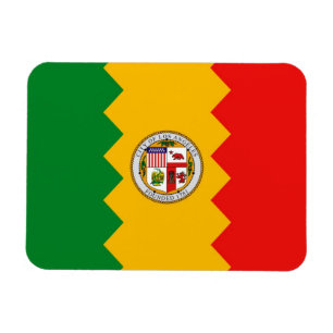 Magnet Flexible Aimant souple patriotique avec drapeau de Los Ange