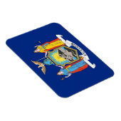 Magnet Flexible Aimant souple patriotique avec drapeau de New York (Côté Droit)