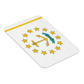 Magnet Flexible Aimant souple patriotique avec drapeau de Rhode Is (Côté Droit)