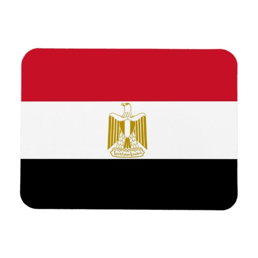 Magnet Flexible Aimant souple patriotique avec drapeau d'Egypte (Horizontal)