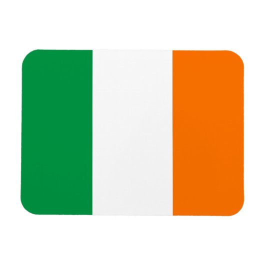Magnet Flexible Aimant souple patriotique avec drapeau d'Irlande (Horizontal)