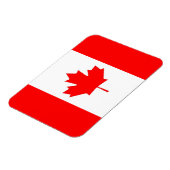 Magnet Flexible Aimant souple patriotique avec drapeau du Canada (Côté Gauche)