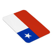 Magnet Flexible Aimant souple patriotique avec drapeau du Chili (Côté Droit)