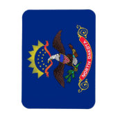Magnet Flexible Aimant souple patriotique avec drapeau du Dakota d (Vertical)