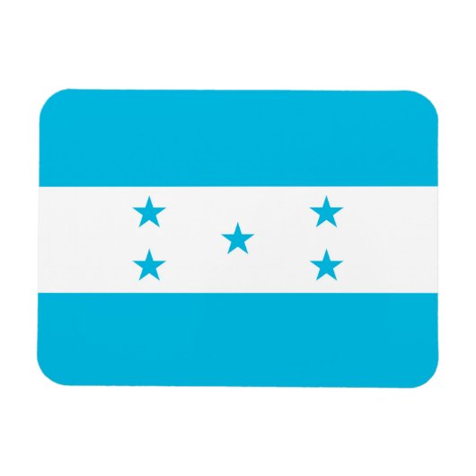 Magnet Flexible Aimant souple patriotique avec drapeau du Honduras (Horizontal)