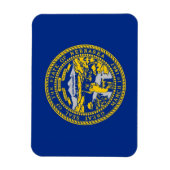 Magnet Flexible Aimant souple patriotique avec drapeau du Nebraska (Vertical)