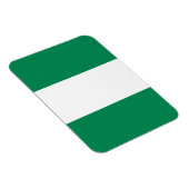 Magnet Flexible Aimant souple patriotique avec drapeau du Nigeria (Côté Droit)