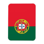 Magnet Flexible Aimant souple patriotique avec drapeau du Portugal (Vertical)
