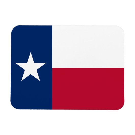 Magnet Flexible Aimant souple patriotique avec drapeau du Texas (Horizontal)