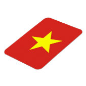 Magnet Flexible Aimant souple patriotique avec drapeau du Vietnam (Côté Gauche)
