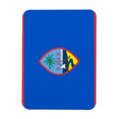 Magnet Flexible Aimant souple patriotique avec drapeau Guam (Vertical)