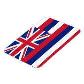 Magnet Flexible Aimant souple patriotique avec drapeau Hawaï (Côté Gauche)