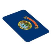 Magnet Flexible Aimant souple patriotique avec drapeau Idaho (Côté Droit)