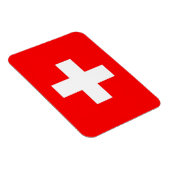 Magnet Flexible Aimant souple patriotique avec drapeau suisse (Côté Droit)