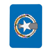 Magnet Flexible Aimant souple patriotique drapeau de la Mariana du (Vertical)
